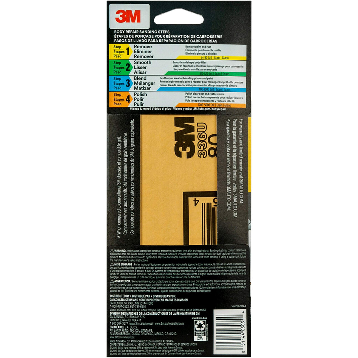 3M 03035 AUTOPAK SHTS MED  6/PAK