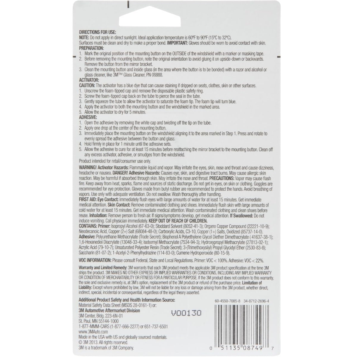 3M 5508749 Automotive