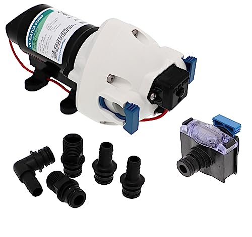 XYLEM R3526144D Flojet  RV Water Pump, 12 VDC 3-Chamber, 3GPM, 50PSI Marine & Electronics