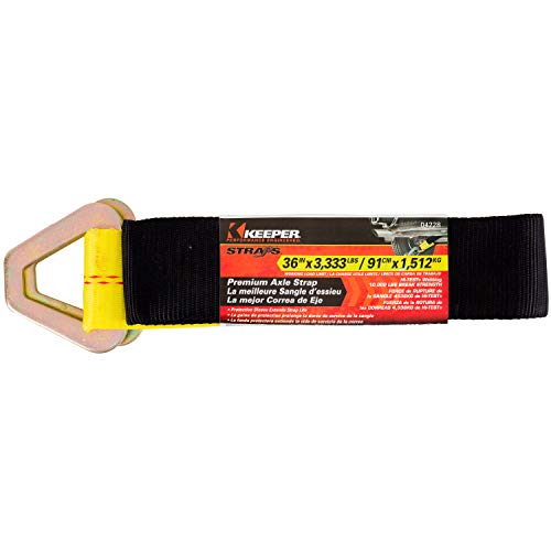 HAMPTON PROD 04228 Keeper - 2” x 36” Premium Axle Tie Down Strap with D Rings - 3,333 ... product image