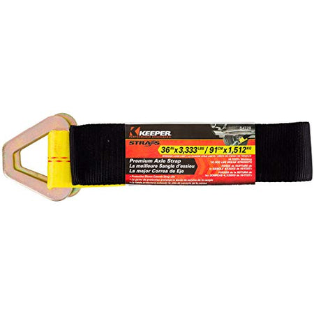 HAMPTON PROD 04228 Keeper - 2” x 36” Premium Axle Tie Down Strap with D Rings - 3,333 ... product image