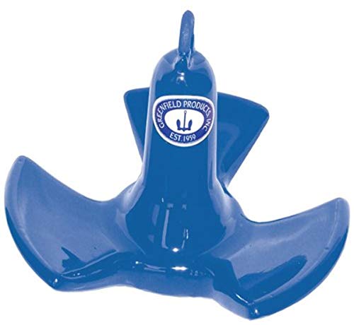 GREENFIELD 520-R Vinyl Coated River Anchor , Blue product image
