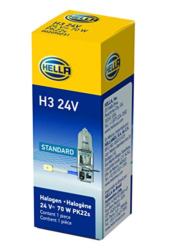 HELLA H3 24V 100W H324V100W BULB 24V 100W PK22S T3.25 product image