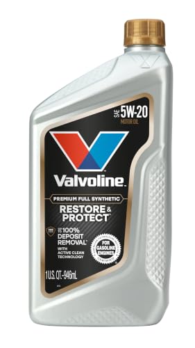 VALVOLINE 904540-EA Restore & Protect Full Synthetic 5W-20 Motor Oil 1 Quart product image
