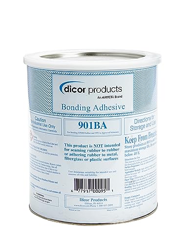 DICOR CORP 901BA-1 Dicor  Water-Based RV Roof Bonding Adhesive, 1 Gallon product image