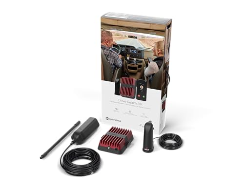 weBoost Drive Reach RV - Cell Phone Signal Booster kit | Boosts 4G LTE & 5G for All U.S. Carriers - Verizon, AT&T, T-Mobile & more | Made in the U.S. | FCC Approved (model 470354)