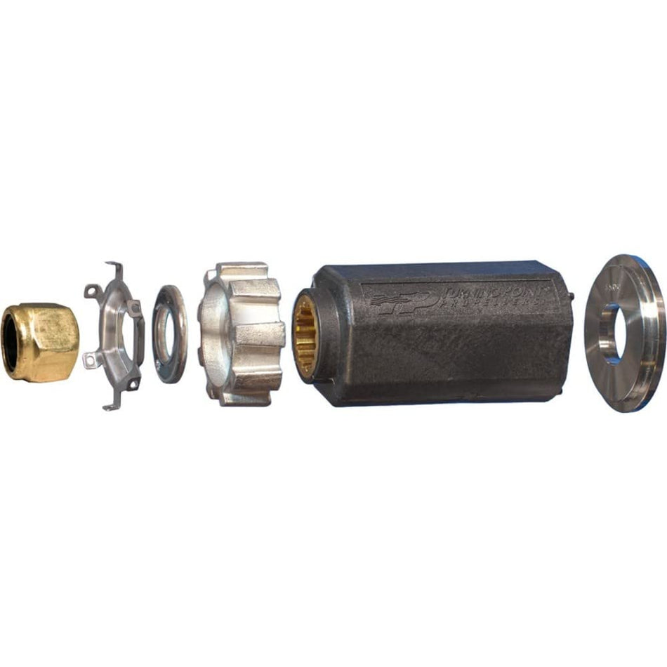 AP Products Marshall Excelsior ME2132P Inverted Flare Adapter - 1/4" MNPT x 1/4" Female Flare Plug