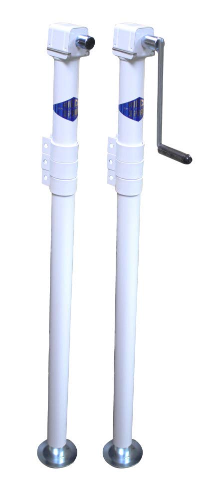 JR Products 81485 Side Curtain Retainer , White