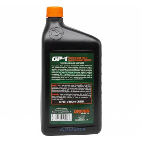 DRIVEN RACE 19506 Semi-Synthetic Racing Oil, 20W-50 by Driven Racing Oil product image