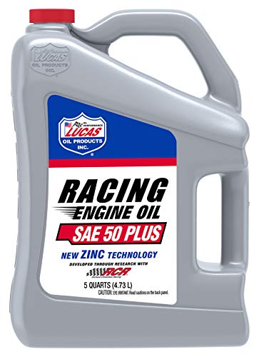 LUCAS OIL 10347 SAE 50 Plus Racing Motor Oil/3x1/5 Quart product image