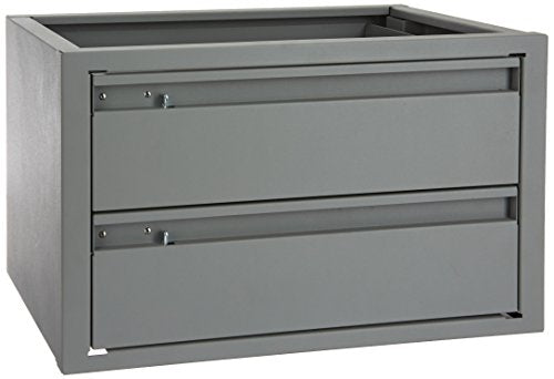 Kargo Master 40070 Grey 20" W x 12" H x 13.5" D Steel 2 Drawer Cabinet