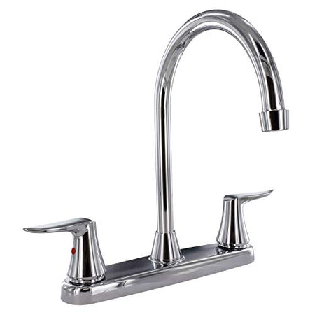 VALTERRA LLC PF221305 Valterra  Faucet 8 Deck Chrome Hi-Arc Spout 2-Handle product image