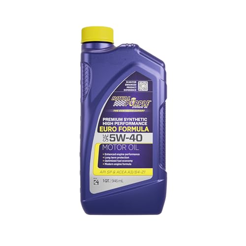 ROYAL PURPLE 1540 0 API-Licensed SAE 5W-40 High Performance Synthetic Motor Oil - 1 Qt. product image