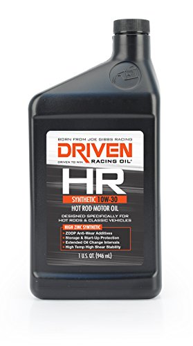 Driven Racing Oil Lunati DRV01506 10W-30 Driven HR-4 High Zinc Hot Rod Oil for Roller Camshaft, 1 Quart