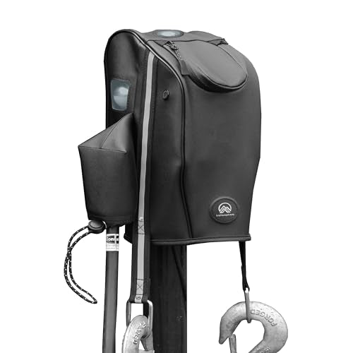 Clever Cover for Stromberg Carlson Jack by Trailersphere Custom Electric Tongue Jack Cover for Trailer, RV, Camper, Chains Holder, Plug Protector, Sun and Waterproof (Stromberg Carlson Jack Cover)