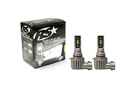 Race Sport RSPNP9005 9005 PNP Series Plug N Play Super LUX LED Replacement Bulbs - 1,900 LUX Max output