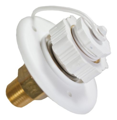 Aqua Pro 27895 Polar White Plastic Surface Mounting Flange with 1/2" Male Pipe Thread