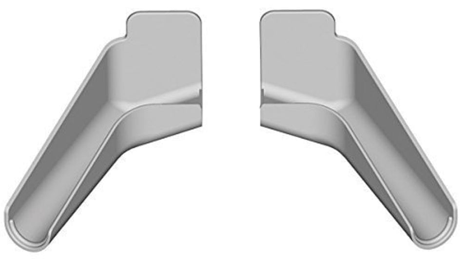 JR Products 655-PW-A Polar White Rigid Extended Rain Gutter Spout