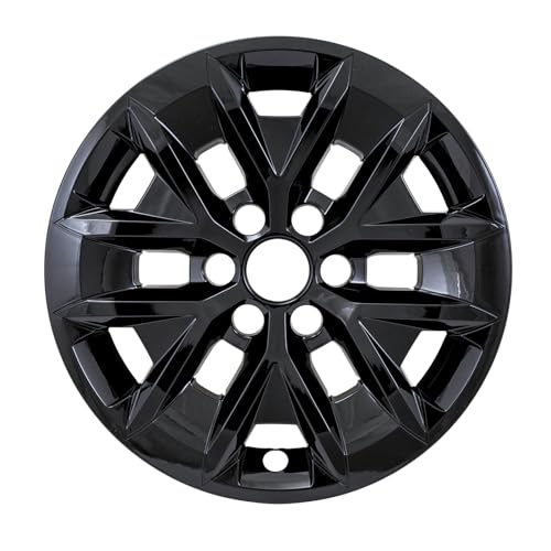 CCI Impostor ® Wheel Skins IMP516BLK, 16 Inch, 6 Y Spokes, Painted, Gloss Black, ABS Plastic, Fits Over and Into OEM Wheel, Set of 4, Fits 2023-2025 Nissan Frontier SV Model