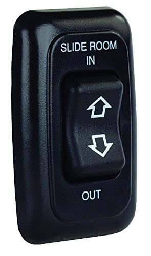JR PRODUCTS 12075 White Single Slide-Out Switch Assembly with Bezel product image