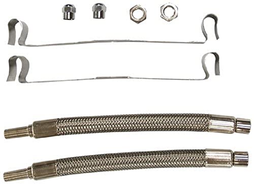 WHEELMASTER 8009 Wheel Masters  Stainless Steel Hand Hole Mount - 2 Hose Kit for 16-... product image