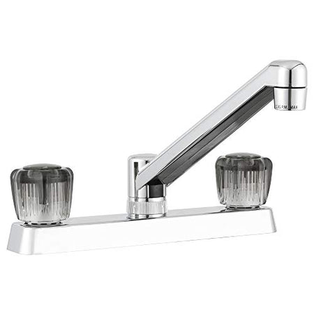 DURA FAUCET DF-PK600S-CP RV Two Handle Kitchen Sink Faucet (Chrome) product image