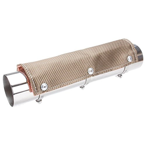 DESIGN ENG 10451 ineering Titanium Pipe Shield 6 x 2' Exhaust Heat Shield – Durab product image
