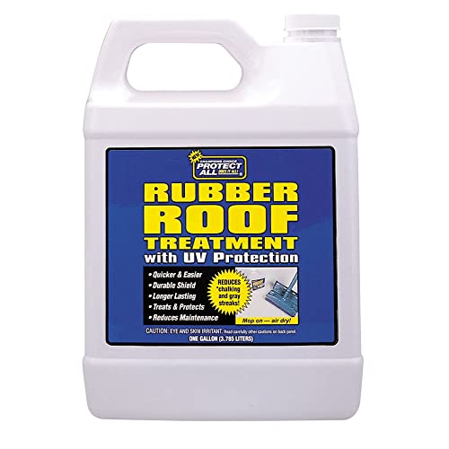 Protect All RV Rubber Roof Treatment - 1 gallon - anti-static, dirt repelling, and UV protectant - Protect - Outdoor Depot