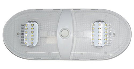 VALTERRA LLC DG654301VP Diamond Group 65430-WW Warm White Slim Line Double LED Dome Light product image