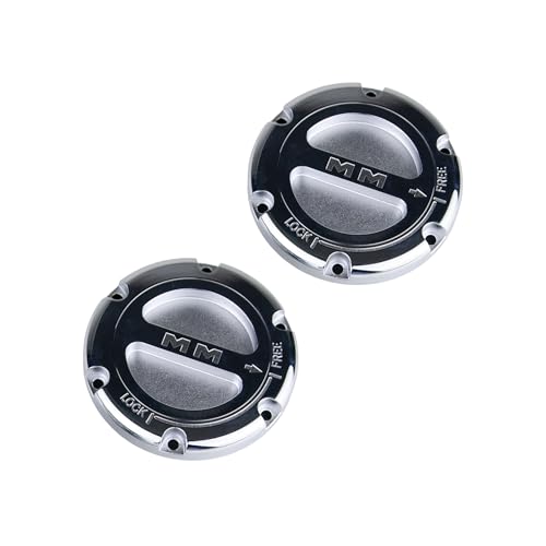 MILE MARKER 549 Pair of Premium Manual Locking Hubs fits 2005-2020 F250 F350 F450 F550 | Replaces Original Equipment Manual or Automatic Hubs | Durable Metal Construction