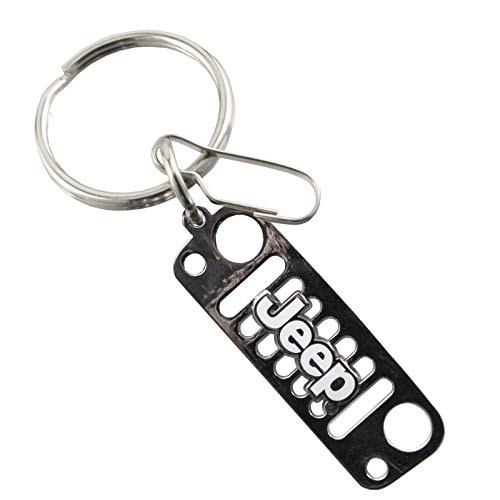 PLASTICOLOR 004477R01 JEEP GRILLE METALLIC KEY CHAIN product image