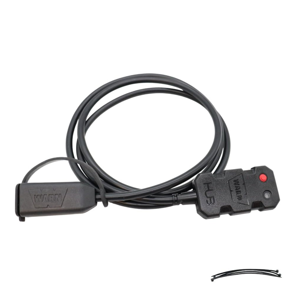 WARN 103945 HUB Wireless Receiver for Truck, SUV, and Jeep Winches – Bluetooth‑Compatible Wireless Control Module for WARN HUB App