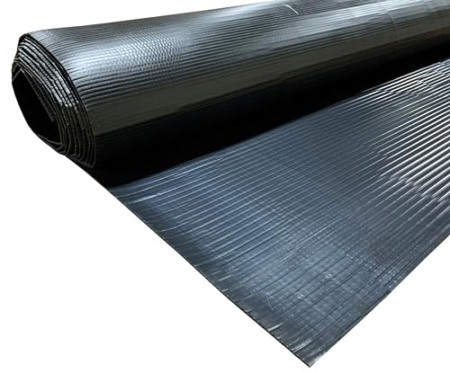 Rolled COROPLAST UNDERBELLY - 71IN X 36FT, Black