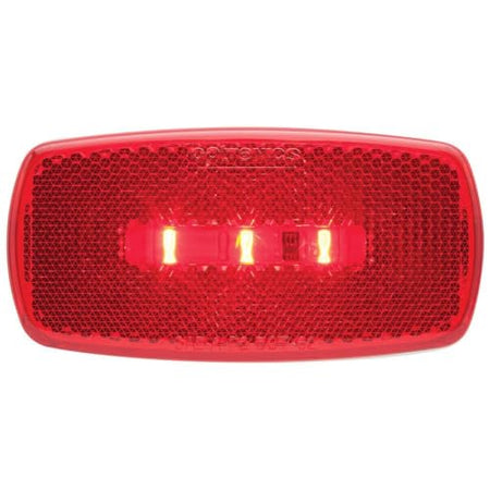 OPTRONICS MCL32RS Surface Mount LED Marker Clearance Light with Reflex, Red product image