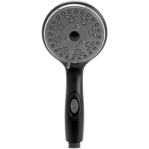 Dura Faucet Dura Faucet Premium RV Handheld Shower Wand with Eco-Friendly On/Off Switch (Matte Black) - Outdoor Depot