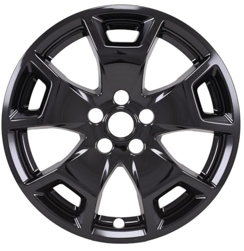 Impostor Wheel Skin Fits Ford Bronco Sport Base 2021-2023 Set of 4 Wheel Covers 17 Inch Diameter 5 Y Spoke Gloss Black Painted ABS Plastic, Snap-On Installation Coast to Coast IMP476BLK