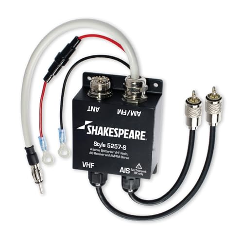 SHAKESPEARE 5257-S 5257S ANTENNA SPLITTER FOR VHF RADIO  AIS product image