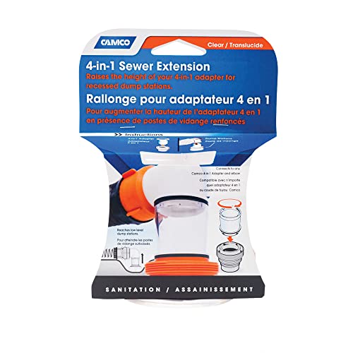 CAMCO 39735 4-n-1 Sewer Extension for Recessed Dump Station product image