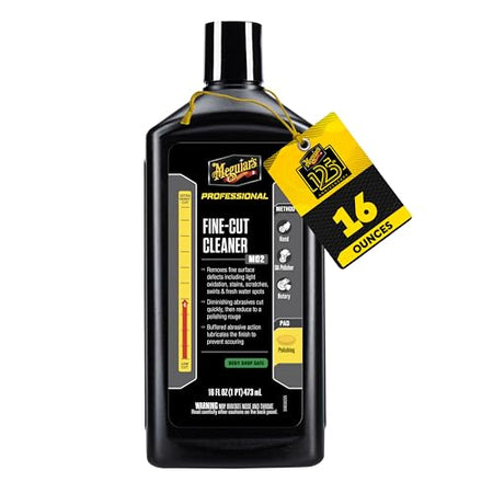 MEGUIARS WAX M0216 Meguiar’s  Mirror Glaze Fine-Cut Cleaner, Versatile, Swirl-Free Aut... product image
