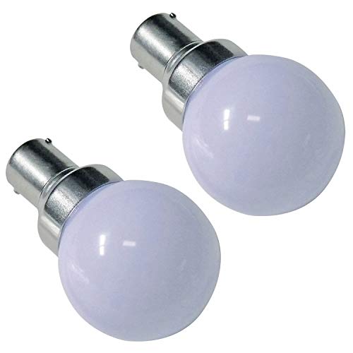 Diamond 1141, 1156 and 2099 LED Vanity Bulb Replacement, 275LUM, 5500K, .19A, 25W (2 Pack) - DG72615VP, Bright White, Standard