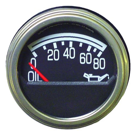 CROWN AUTO J5750279 motive  Oil Pressure Gauge, Black Silver product image