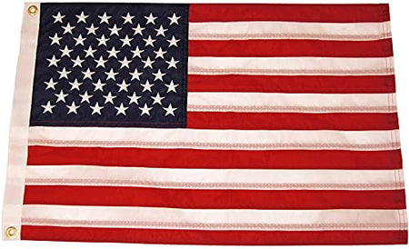 TAYLOR MADE 8418 Sewn American Flag for Boats, 12 x 18, Marine-Grade Nylon, Fade Res... product image