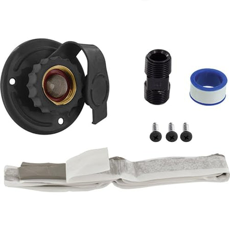VALTERRA LLC A01-0175LFVP Valterra  Flush-Mount Water Inlet - FPT, 2-3/4 Metal Flange, Black ... product image