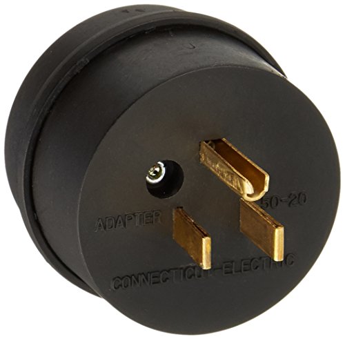 Connecticut Electric Connecticut Electric CESMAD5020 Plug Adaptor, Black - Outdoor Depot