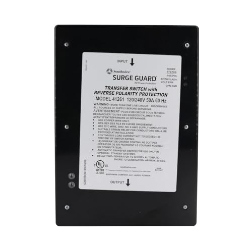 Entry Level 50A Surge Guard Reverse Polarity Transfer Switch