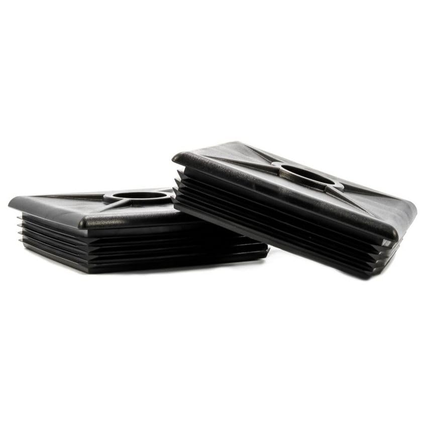 Camco 4-Inch RV Bumper Caps | Easy Removal | Durable Construction | Black, 2-pack (40303)