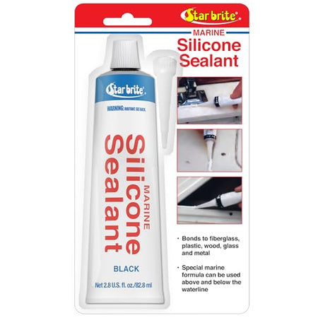 STAR BRITE 082103 Marine Silicone Sealant White - Waterproof product image