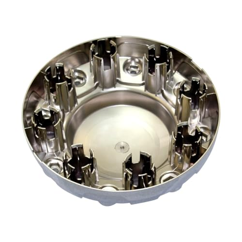CCI Wheel Center Cap IWCC9009, Fits Into OEM Wheel, Plated, Chrome, ABS Plastic, Set of 2, Fits 2019-2025 Ram 3500 (Front)