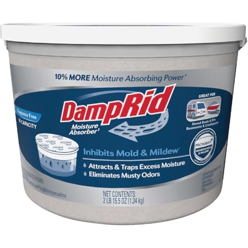 WM Barr Damp Rid Fg50t 2 Lb Frangrance Free Hi-Capacity Moisture Absorbers