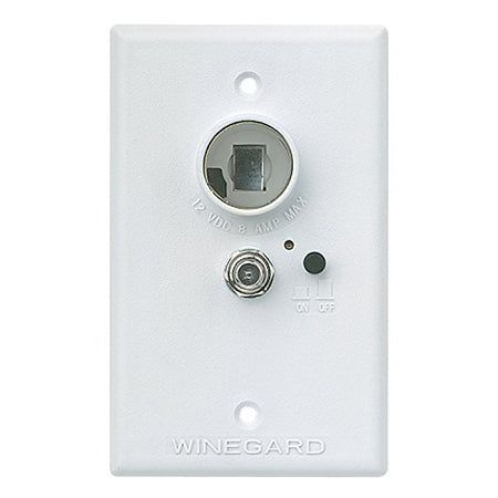 WINEGARD RV7042 RV-7042 White Wall Plate Power Supply product image